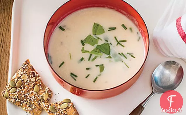 Soupe de Pommes De Terre Au Parmesan Aux Herbes
