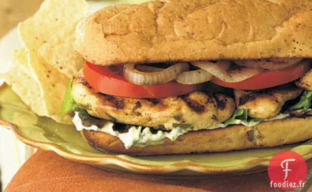 Sandwichs au Mojito de Poulet Grillé