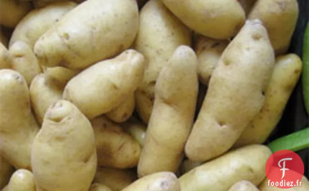 Dîner ce soir: Salade de Pommes de Terre Fingerling au Chili Vert - Salsa à la Coriandre