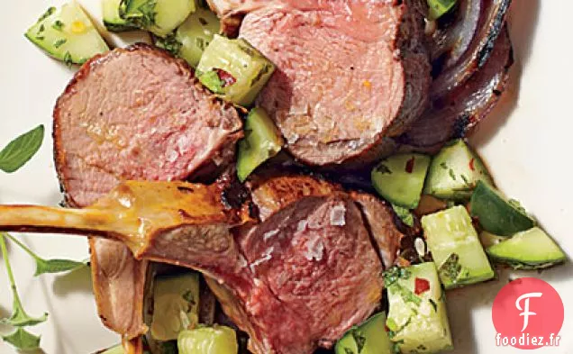 Relish de Concombre et d'Oignon Rouge Carbonisé