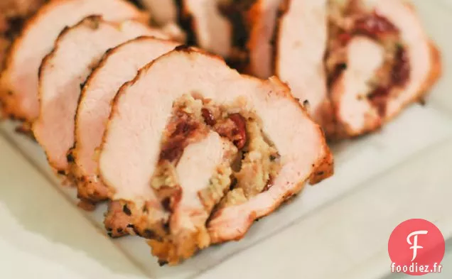 Grillades: Poitrine de Dinde Farcie aux Canneberges