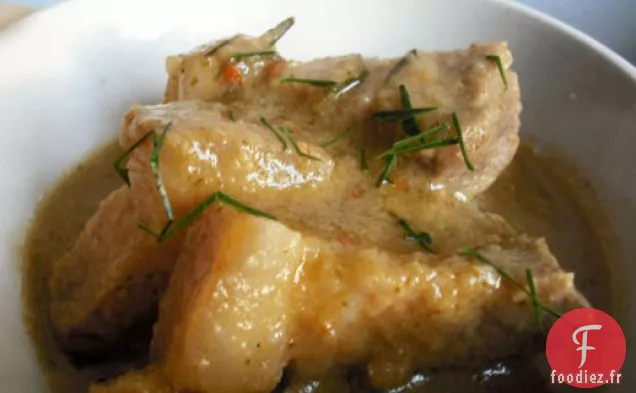 Porc à la Sauce au Curry de Penang