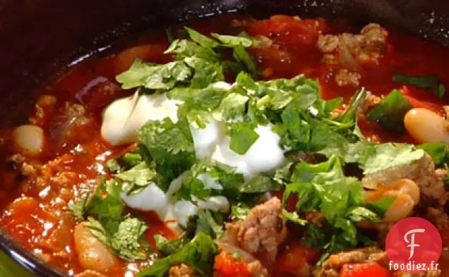 Chili à la Dinde et aux Haricots