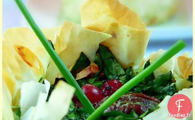 Mini-Tartes Filo Aux Épinards Et Pacanes