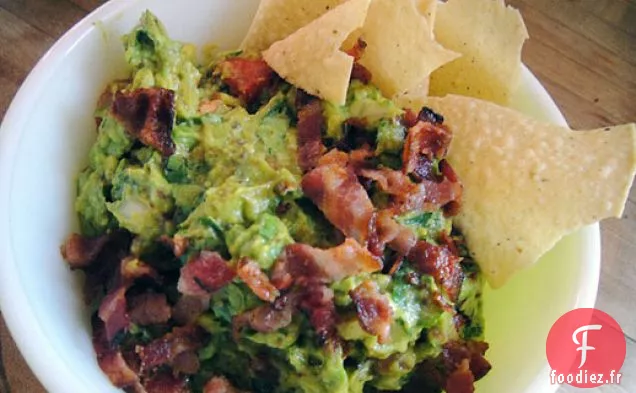 Guacamole au Bacon et à la Tomate de Rick Bayless