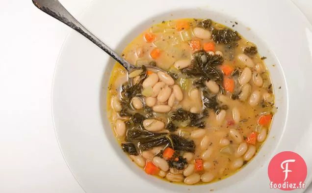 Soupe de Haricots Blancs Toscans De 30 Minutes