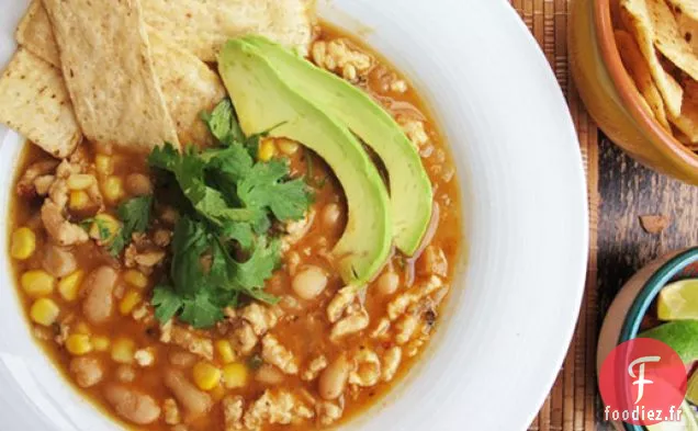 Chili Au Poulet Chipotle Facile de 30 Minutes