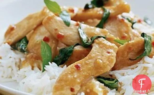 Sauté de Poulet et Basilic