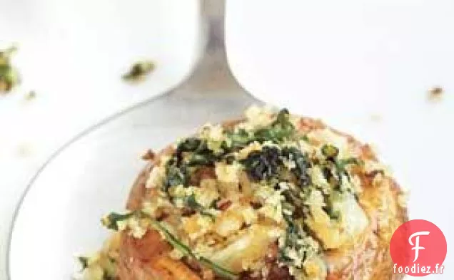 Champignons Farcis Aux Épinards