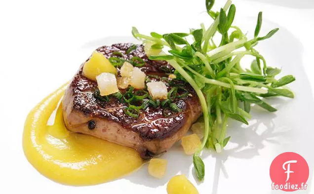 Foie Gras Poêlé Avec Purée D'Agrumes Épicée