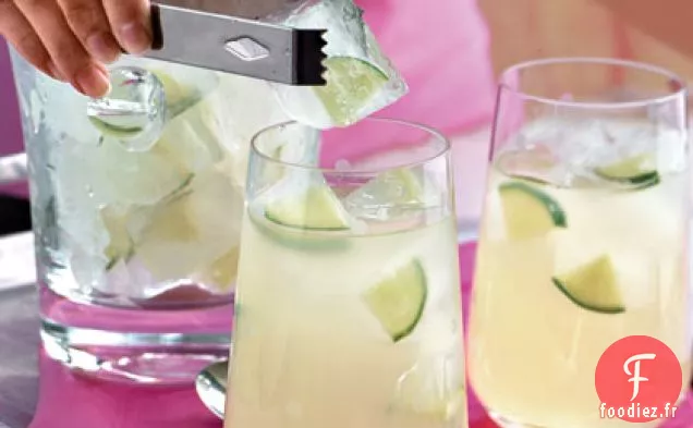 Glaçons au Citron Vert