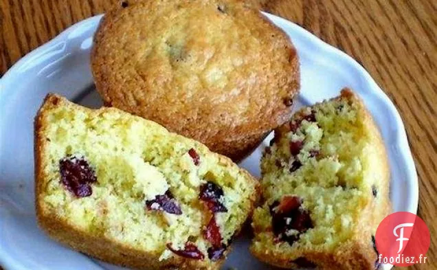 Sain et délicieux: Muffins à l'Orange et aux Canneberges