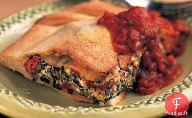 Calzone aux Épinards