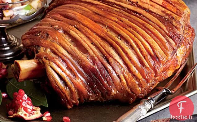 Cracklin' - Jambon de Pique-Nique Frais avec Salsa Pomme- Canneberge -Grenade