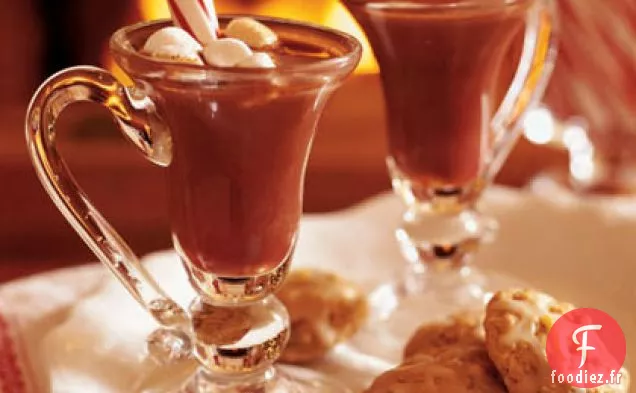 Bâton de Menthe Poivrée Chocolat Chaud