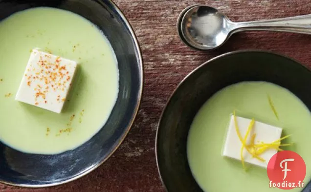 Soupe de Tofu Soyeux et Edamame d'Andrea Nguyen