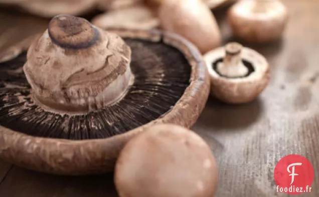 Sain et délicieux: Hamburgers aux Champignons Portobello au Fromage Bleu
