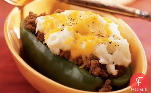 Poivrons Farcis à la Poêle