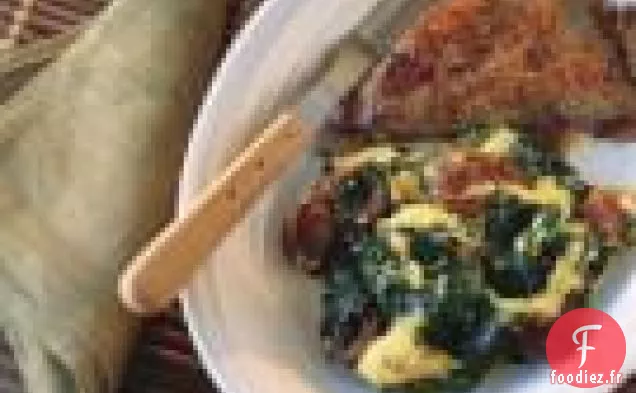 Brouillette Au Chorizo Et Aux Épinards