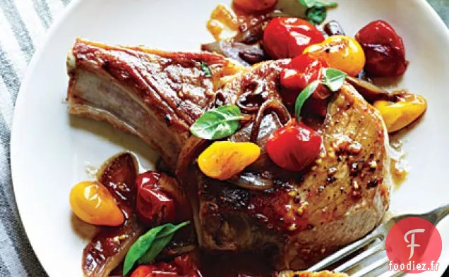 Poêlée de Porc et Tomates Sautées