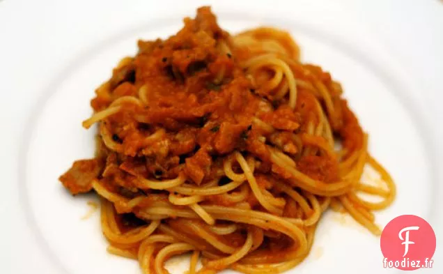 Dîner ce soir : Spaghetti Barbecue