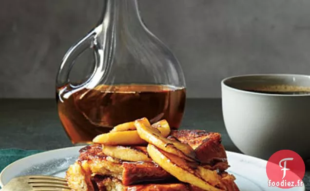 Pain perdu à la Compote d'Érable et de Pommes
