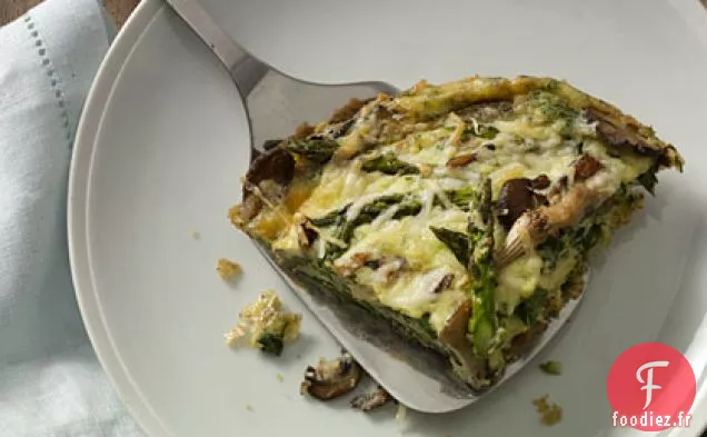 Frittata aux Asperges et champignons