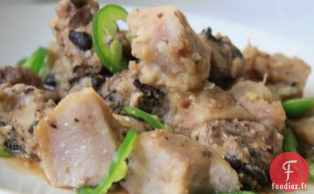 Sérieusement Asiatique: Taro Cuit à la vapeur et Porc à la Sauce aux Haricots Noirs