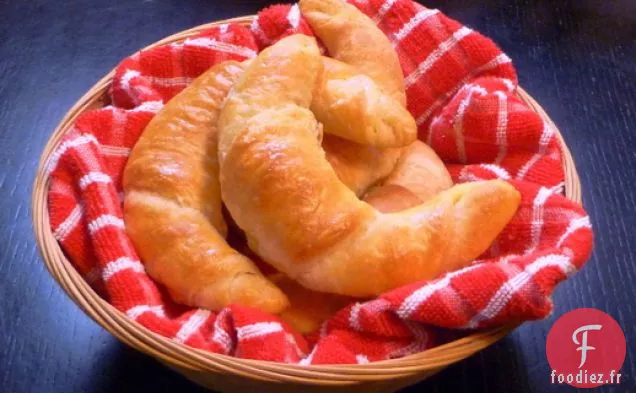 Cuisson du pain: Croissants faciles