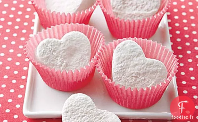 Guimauves En Forme De Coeur