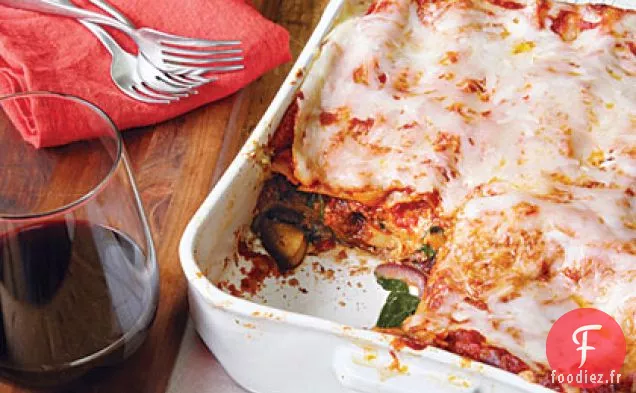 Lasagne aux Champignons et aux Épinards