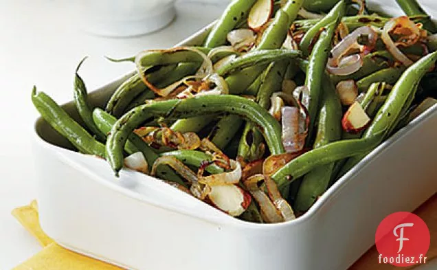 Haricots Verts aux Amandes Grillées et au Citron