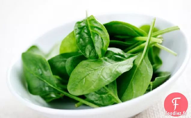 Tofu Mariné Balsamique Sans Gluten Aux Herbes Et Épinards Sautés