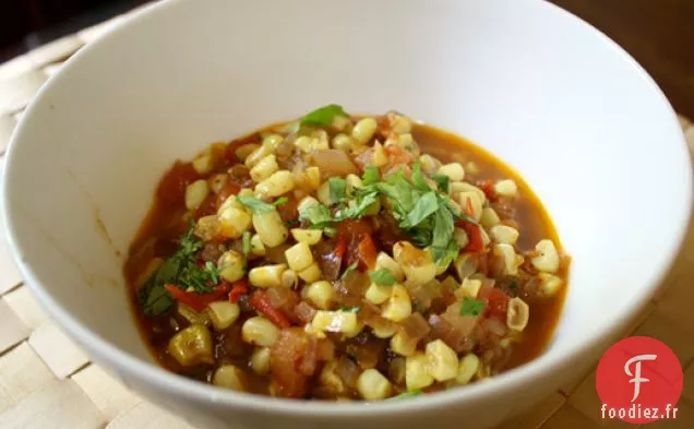 Angrezi Bhutta (Curry de Maïs et de Tomates)