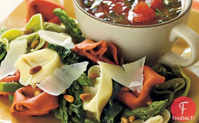 Salade de Pâtes aux Légumes Frais et Tortellonis