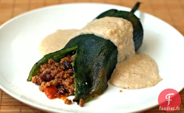 Dîner ce soir: Chiles en Nogada
