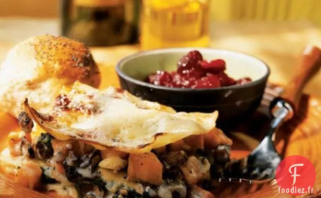 Lasagne aux Légumes d'automne, Gruyère et Béchamel à la Sauge