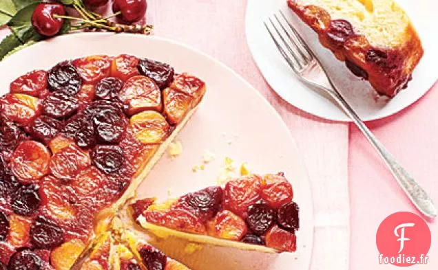Gâteau à l'envers Double Cerise