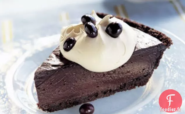 Tarte au Pouding au Chocolat Triple avec Crème au Cappuccino