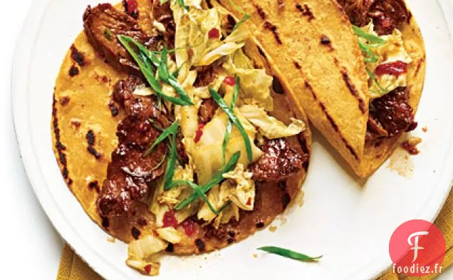 Tacos au Bœuf à la Coréenne