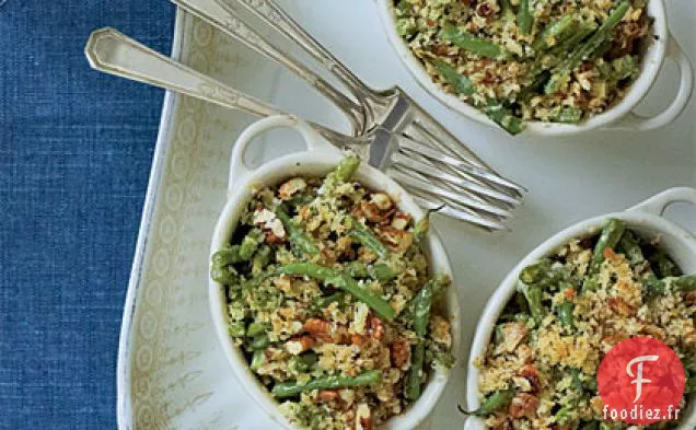 Gratin de Haricots Verts et Fromage de Chèvre