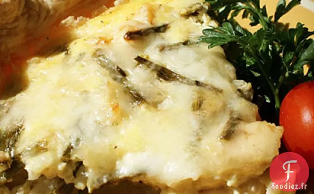 Quiche au Poulet et aux Asperges