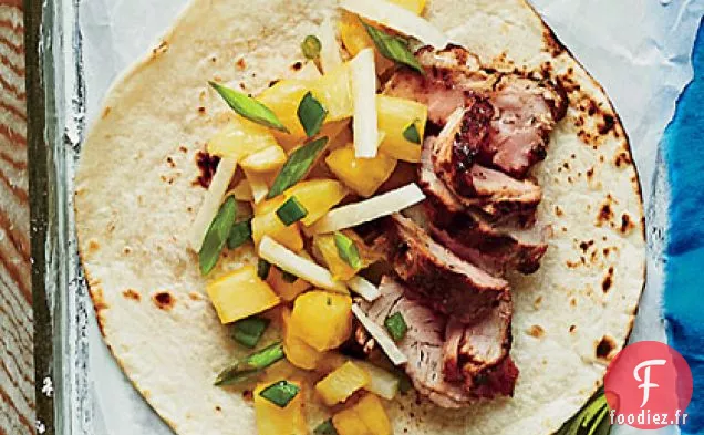 Tacos au Porc des Caraïbes