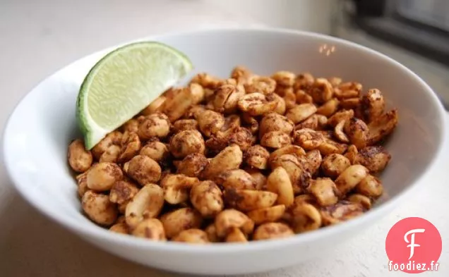 Cacahuètes au Chili et au Citron Vert