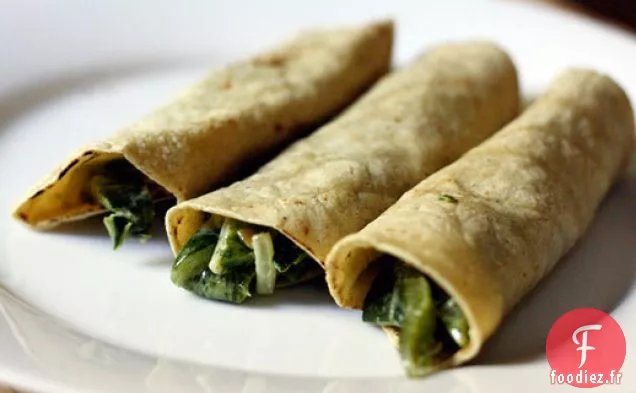 Dîner ce soir: Tacos de Rajas con Crema