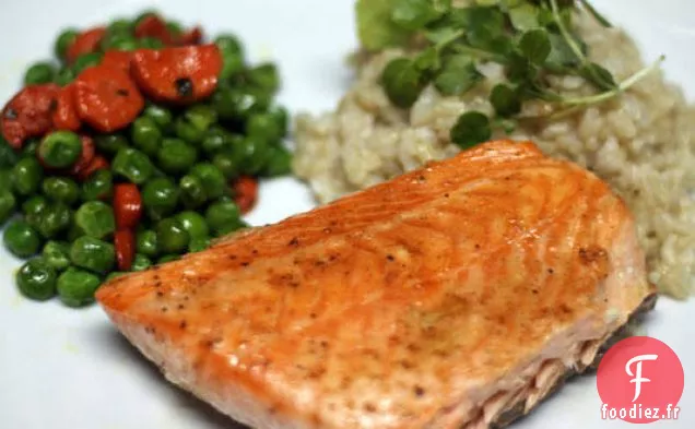 Souper au Saumon Fumé glacé à l'érable