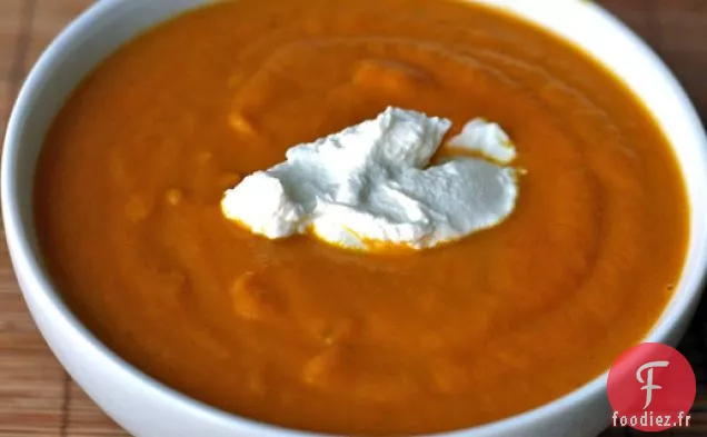 Dîner Ce soir: Soupe de Carottes Au Curry Sénégalaise