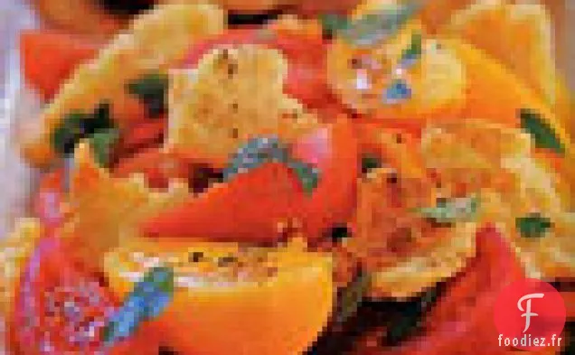 Pain Libanais et Salade de Tomates