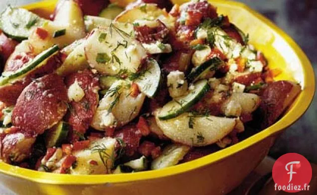 Salade De Pommes De Terre Farcies À La Feta