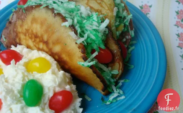 Cakespy: Assiette à Tacos Dessert Bonbons de Pâques